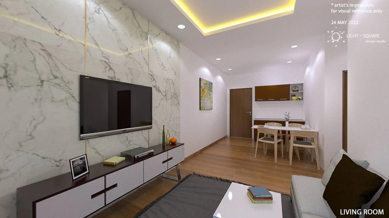 City Loft Decoration, interior project in Yangon
